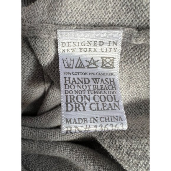 Jack Threads V Neck Sweater  SZ M Grey   90% Cotton, 10% Cashmere - Picture 3 of 16